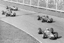 [thumbnail of 1964 italian gp - john surtees (ferrari), jackie stewart (brm), graham hill (brm), jim clark (lotus).jpg]